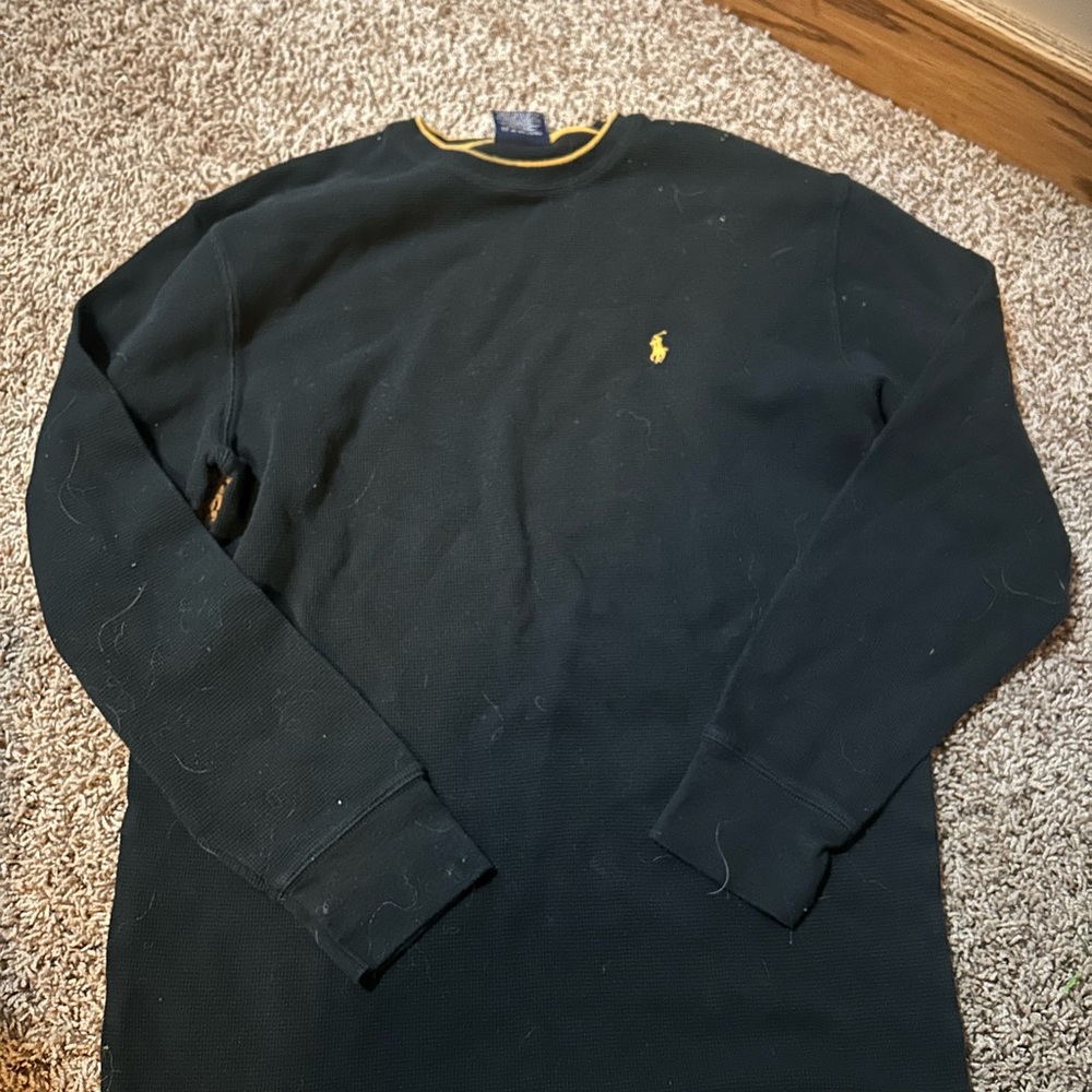 Polo Ralph Lauren Yellow and Black Sleepwear - 100% Cotton, Large